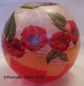 Large Poppy vase