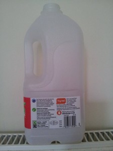 empty milk carton